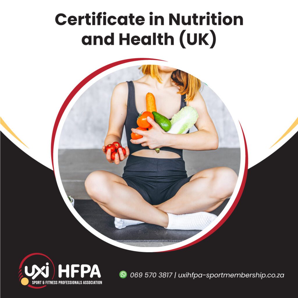 Certificate in Nutrition and Health